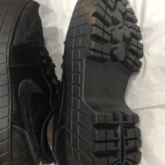 Nike Air Jordan 1 Low Brooklyn 'Black Pony' silver captoe platforms  size 9 new‎ - Picture 15 of 15